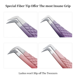 Séparateur d'extension de cils à emballage personnalisé pince à épiler colorée de mode outil cosmétique applicateur de cils - Product Image 4