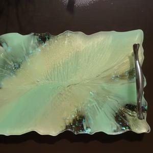 Resin Decorative <b>Tray</b> in Multiple Colors Rectangle Home Decor Resin <b>Tray</b> High Quality - Product Image 4