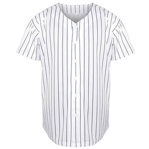 Camiseta de Béisbol Personalizada por Sublimación, Uniforme Transpirable de Poliéster para Hombre, Camiseta de Softbol con Bordado y Estampado en Blanco para la Venta - Product Image 3