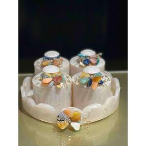 Unique Gifts Sets Handmade White Marble Customized Nuts <b>Container</b> Dryfruits Bowls With Tray Wedding Return Gifts Sets <b>Hot</b> Sale - Product Image 6