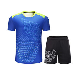 Nouveauté Meilleure vente Haut de tennis à manches courtes en spandex/polyester écologique, sans couture, respirant, anti-UV, devant - Product Image 1