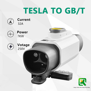 Nouveau <span class=keywords><strong>chargeur</strong></span> EV portable Qiaoyi <span class=keywords><strong>7</strong></span> <span class=keywords><strong>kW</strong></span> 32A pour adaptateur GBT avec entrée 220V pour voitures électriques - Product Image 3