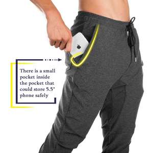 Pantalones cómodos para correr con tacto suave | Pantalones de chándal de moda Travel Gym Streetwear y Lifestyle Fashion - Product Image 5