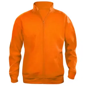 批发定制男士橙色冬季保暖加厚外套加大码夹克定制飞行员羊毛夹克