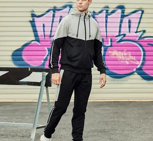 Conjunto Deportivo de Invierno para Hombre, Color Negro, Algodón, Fabricación Pakistaní, Venta al Por Mayor OEM - Product Image 5