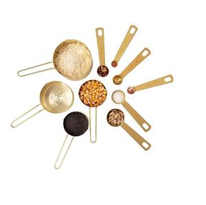 Nouveau design en métal enduit noir tasse à mesurer et cuillère à mesurer en prix de gros tasse à mesurer en métal et cuillère - Product Image 5