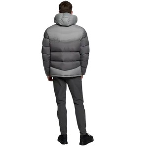 2025 nouveau Design veste bouffante à capuche hiver chaud fermeture éclair Logo personnalisé veste bouffante pour hommes et femmes - Product Image 2
