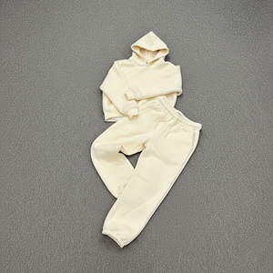 Conjunto de 2 piezas de chándal para hombre, sudadera con capucha y pantalones de chándal, de felpa 100% algodón, lavado ácido, estilo vintage, oversize, peso medio, personalizado al por mayor - Product Image 3