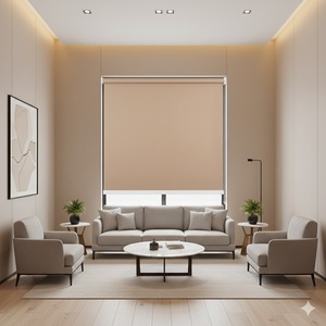 Persianas Enrollables Inteligentes Zigbee Bamboo para Ventanas Francesas, Motorizadas, Eléctricas, Wifi, Opacas, Horizontales, Automáticas, Negras, para Interiores, Compatibles con Tuya - Product Image 1