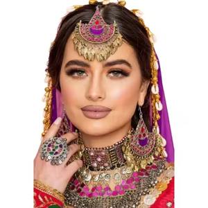 Conjuntos de Joyería Afgana Kuchi Hechos a Mano, Diseño Nuevo, Venta al por Mayor, Última Moda, Conjuntos de Joyería Vintage Afgana Kuchi - Product Image 6