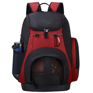 Sacs de sport d'équipe de lutte personnalisés, impression personnalisée, nylon extensible sur le devant, imperméable, respirant, léger, sac à dos de football, de volley-ball - Product Image 1