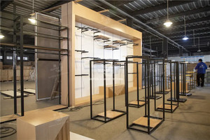 Venta caliente 10 niveles de pie impermeable de plástico negro alto organizador de armario estante de zapatos - Product Image 5