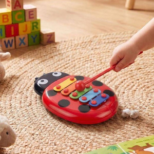 Xylophone Orff 5 notes en bois coloré Midex RGV-KSL-62, instrument de musique éducatif à percussion pour enfants et étudiants - Product Image 3