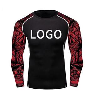 Erkekler için hafif özel döküntü <span class=keywords><strong>Guard</strong></span> güneş koruma uzun kollu sörf ve BJJ özel Logo kadar boyutu <span class=keywords><strong>5XL</strong></span> - Product Image 4