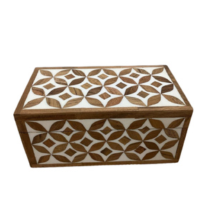 Ensemble cadeau de brûleur d'encens incrusté d'os arabe traditionnel échantillon gratuit Ramadan motif floral vadrouille en bois diffuseur à usage intérieur - Product Image 4