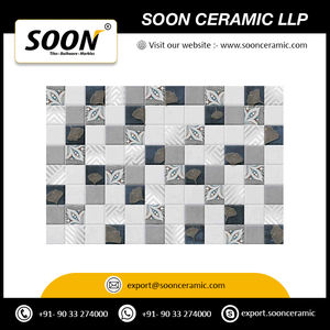 Meilleure qualité de papier peint 3d Carreaux muraux numériques 300x450 MM Carreaux de salle de bain pour la décoration de la maison et du bureau de luxe - Product Image 2