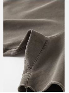 Logo personnalisé OEM, baggy de haute qualité en coton 410 g/m², pantalon court unisexe uni, lavé à l'acide, surdimensionné, pour la course à pied, vêtements de rue pour hommes - Product Image 4