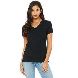 Bella + T-shirt à col en V en jersey décontracté en toile T-shirt à col en V respirant pour femme avec manches courtes - Product Image 1