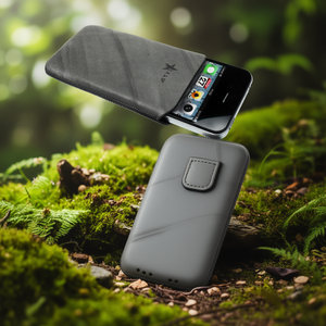 เคสหนังระดับพรีเมียมสำหรับแอปเปิ้ลสำหรับไอโฟน 4/4S-Star-Case Nova ''ลิเนีย'' สีเทา - Product Image 3