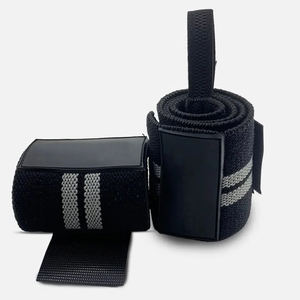 High Quality Cotton Fitness <b>Gym</b> <b>Wrist</b> <b>Support</b> Wraps Powerlifting Straps Custom Logo Breathable Lightweight Adjustable - Product Image 6