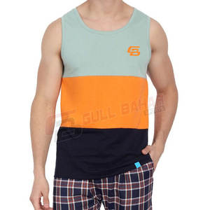 เสื้อกล้ามสำหรับผู้ชายสำหรับฤดูร้อนเนื้อผ้าให้ความรู้สึกเท่ๆและเสื้อกล้ามออกกำลังกายแบบเรียบง่าย - Product Image 2