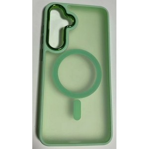 เคสใส Samsung Galaxy S25 2025 Samsung Galaxy S24 2024 พร้อมวงแหวนแม่เหล็ก สีเขียว - Product Image 1