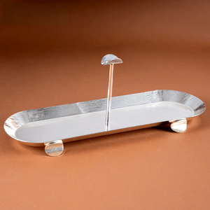 Plateaux de service de luxe modernes de qualité supérieure Plateaux décoratifs de couleur personnalisés multifonctionnels détachables - Product Image 2