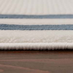Alfombra de Pasillo con Borde Azul Crema Carmel de The Rugs, Colección 6060, 80X150 cm - Product Image 6