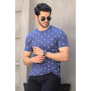 Custom logo Men's JUBAIL Graphic Casual T-Shirt Solid Hip Hop Lightweight Jersey 180g Anti-Wrinkle <b>Printed</b> T-Shirts for Any - Product Image 1