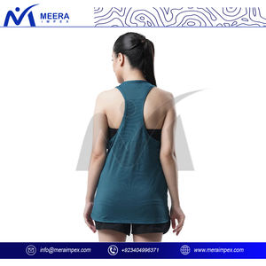 Camiseta sin mangas elegante informal de verano para mujer con espalda cruzada y tela suave y diseño moderno para uso diario - Product Image 3