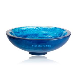 2024ชามเรซินหรูหราสำหรับตกแต่งงานแต่งงานโต๊ะรับประทานอาหารที่บ้านสำหรับงานเลี้ยงและงานแต่งงานสินค้าใหม่ของดีไซน์เนอร์ - Product Image 4