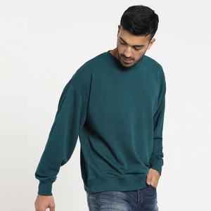 Suéter con logotipo personalizado, top extragrande cálido con forro polar de alta calidad, sin capucha, para hombre y mujer. - Product Image 2