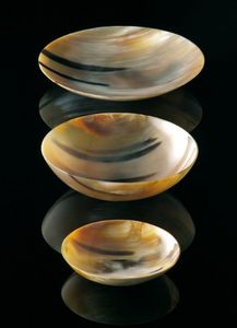 Bol en corne typiquement fabriqué pour ustensiles de cuisine bol en corne profonde fait à la main avec une couleur naturelle en vente véritable bol unique et en corne - Product Image 2