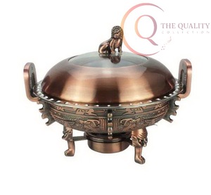 Recipiente para Calentar Comida de Acero Inoxidable de Alta Resistencia, Clásico, para Buffets Comerciales y Hoteles |   Operaciones de Catering a Gran Escala - Product Image 4