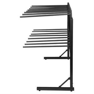 Freestanding kim loại Mat Rack hiển thị với 16 móc Thảm hiển thị kệ cho cửa hàng bán lẻ hiển thị - Product Image 6
