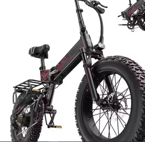 Bicicleta Eléctrica Plegable de 3000W 36V 12Ah con Batería de Litio Extraíble, Motor en la Rueda Trasera, Cuadro de Acero, 12 Velocidades DISPONIBLE - Product Image 1