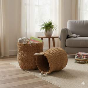 Juego de 2 artesanías de fibra de coco GENTONG - Product Image 5