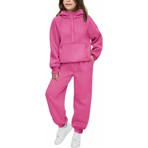 Chándales pesados de alta calidad 100% de algodón para niños, chándal para niños con diseño personalizado para correr - Product Image 4