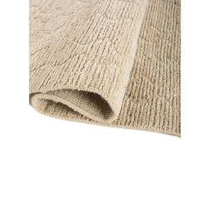 Alfombra de lana de color marfil sólido Manifest, alfombra de yute anudada a mano para sala de estar, pasillo rectangular, 10 mm de grosor, para adolescentes - Product Image 2