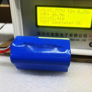 멜라스타 18650 충전식 리튬이온 배터리 ODM OEM 딥 사이클 2S2P 맞춤형 <span class=keywords><strong>7.4V</strong></span> <span class=keywords><strong>4.4Ah</strong></span> 리튬이온 배터리 팩 스피커 장치용 - Product Image 3