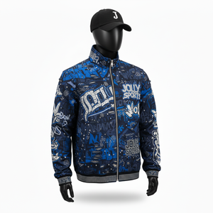 Veste Softshell Haute Qualité 320GSM pour Hommes Tissu Extensible Coupe-Vent Bleu Panneau Multicolore Logo Personnalisé Veste Softshell pour homme - Product Image 3