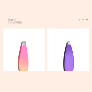 Pince à cils et sourcils double fonction pour le toilettage professionnel dans les salons de beauté - Product Image 3