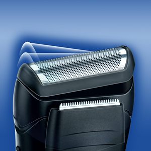 Afeitadora Eléctrica para Hombre, Triple Cuchilla de Acero Inoxidable, Impermeable IPX7, Carga USB, Afeitadora Rotatoria de Láminas, Lavable, Segura y Duradera - Product Image 4