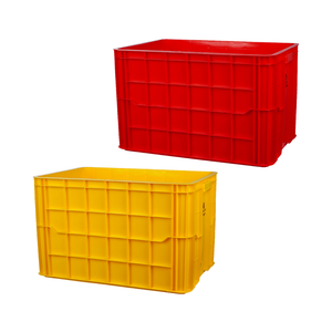 5007 caisse en plastique sans trou 5T caisses en plastique de conception moderne pour légumes caisse de poisson en plastique de grande capacité conception fermée - Product Image 4