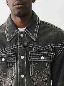 OEM personalizado último nuevo diseño chaqueta de mezclilla lavado de algodón ajustado de manga larga chaqueta de mezclilla para los hombres de la calle de invierno chaqueta - Product Image 2