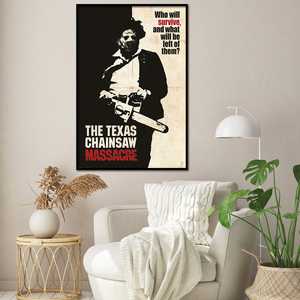 Póster moderno de Texas Chainsaw Massacre: ¿Quién sobrevivirá? para decoración de paredes - Product Image 3