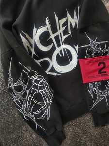 Fabrication de vêtements pour hommes Sweat à capuche personnalisé en coton et en molleton Pull over Sweats à capuche épais sérigraphiés avec manches et patch logo personnalisé - Product Image 3