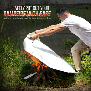 4ft x 4ft 100% chống cháy sợi thủy tinh chữa cháy chăn cho gia đình và nhà bếp - Product Image 4