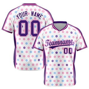 2024 chemise de maillot de baseball personnalisable pour hommes/femmes/enfants nom personnel et numéro rayure nouvelle conception d'équipe personnalisable - Product Image 5