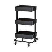 Carrito de Cocina Rodante de Metal Moderno, Estante de Almacenamiento para el Hogar, Islas de Cocina, Muebles, Fabricante de Taiwán